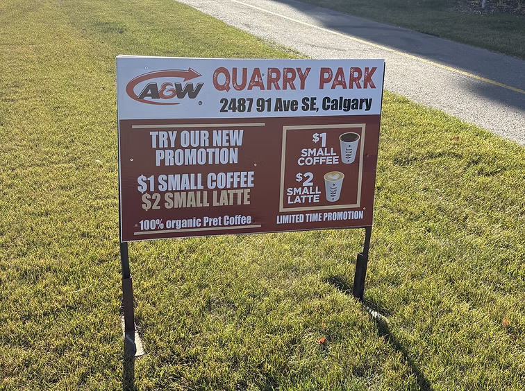 mobile signs 2x3